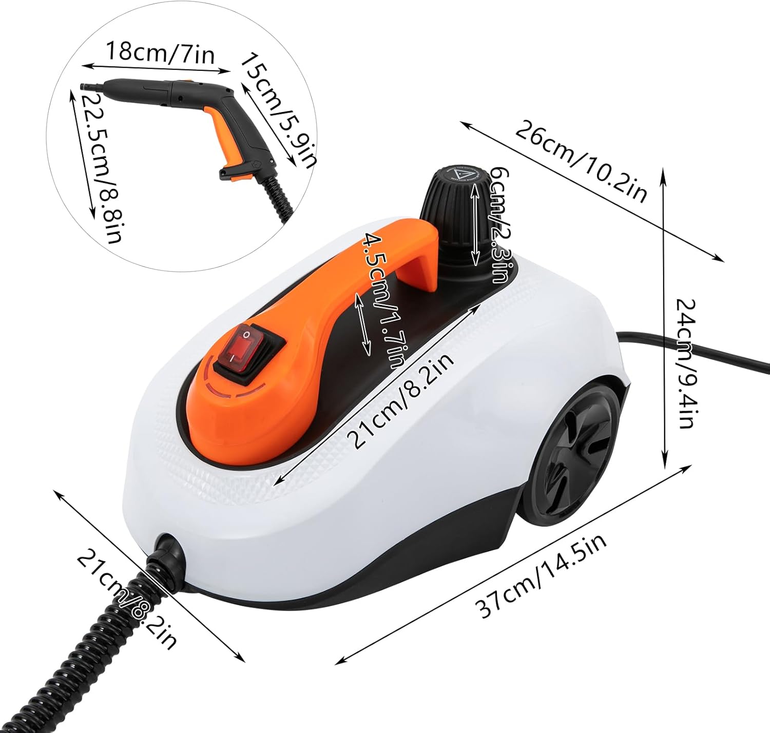 Handheld Steam Cleaner Steam Cleaner With Attachments Floor Steam Cleaner Multipurpose Furniture Steam Cleaner For Couch Mattress