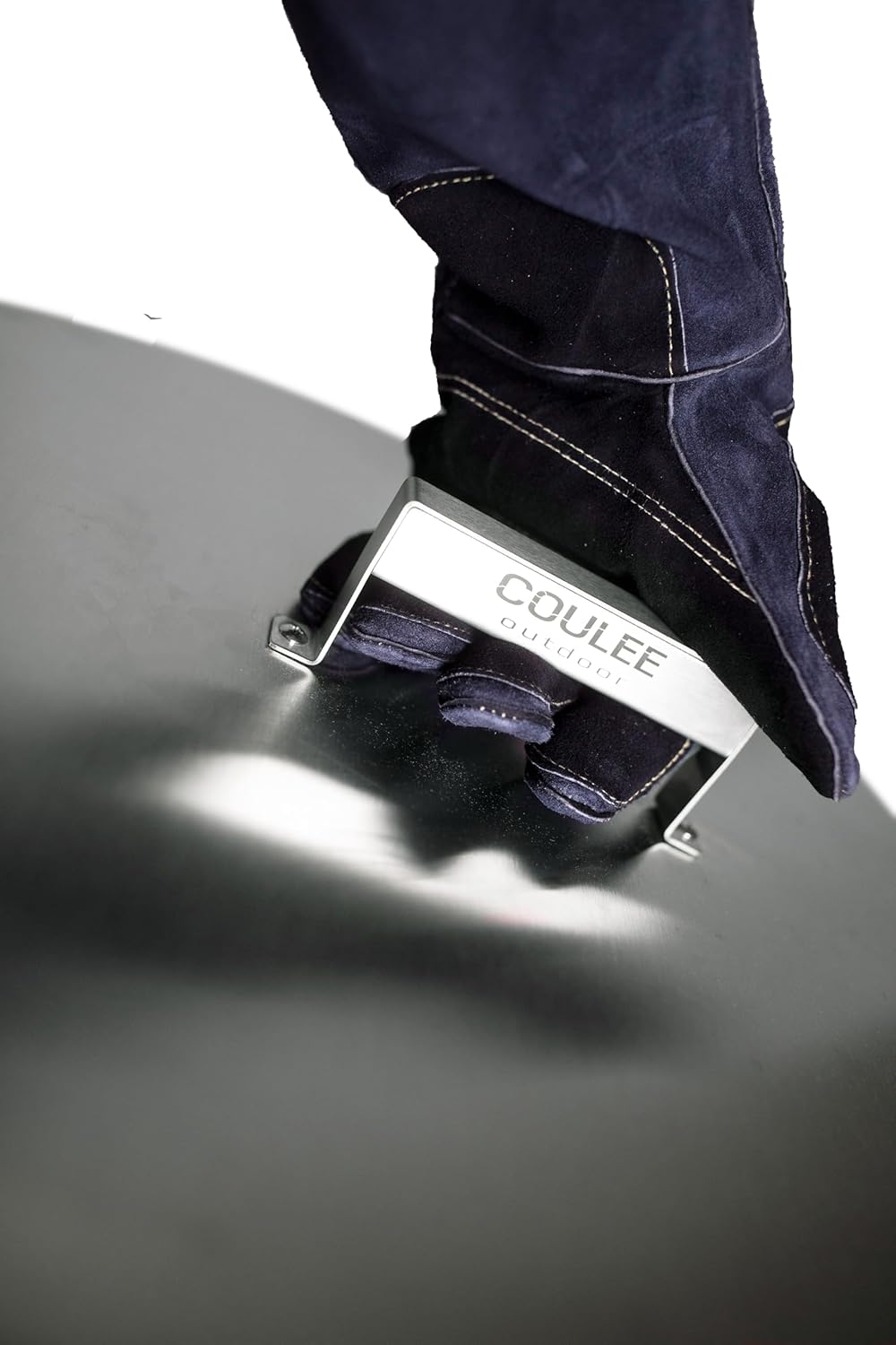 Coulee Colorado Stainless Steel Lid for Smokeless Fire Pit - Stackable with Spark Screen & Grill, Durable, Heavy-Duty Cover for Protection and Safety, Perfect for Outdoor Use, Camping, and Backyard