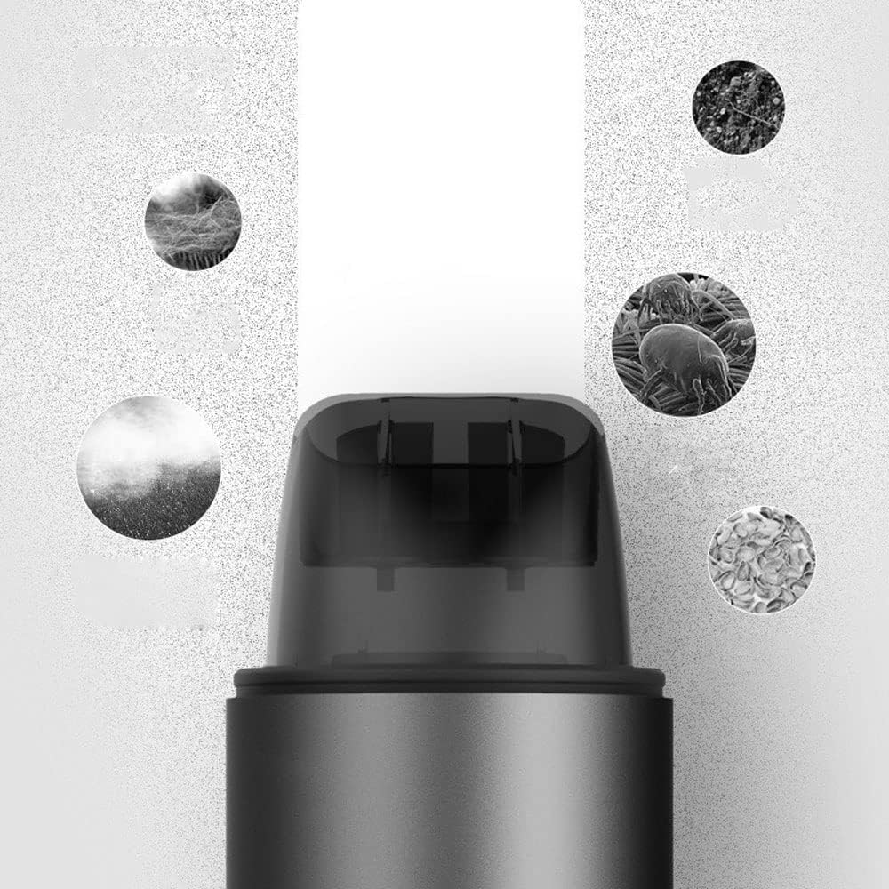 Cordless Handheld Vacuum, Rechargeable Mini Vacuum 80W Powerful Suction, Lightweight Car Vacuum Cleaner, for Home and Car Cleaning (Color : Blue)