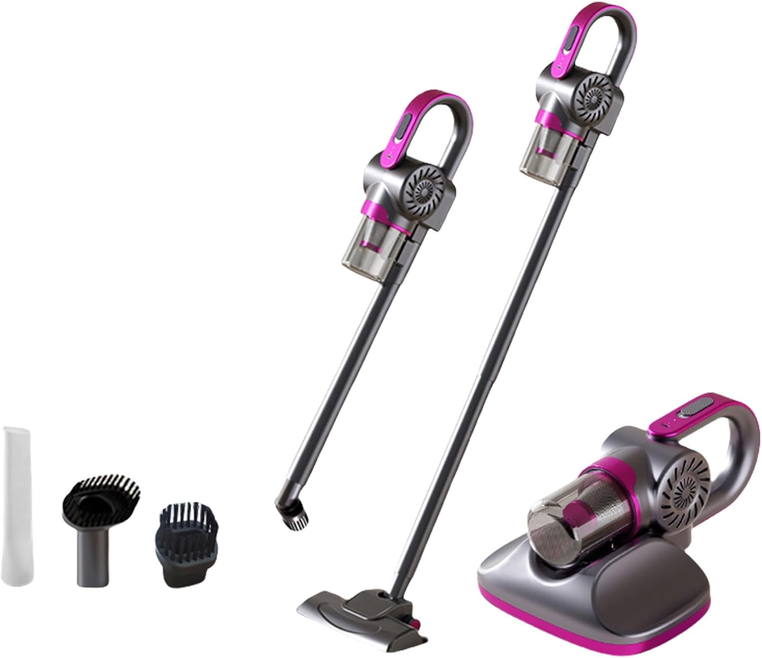 Cordless Vacuum Cleaner, 3 in 1 Stick Vacuum with Type-C Charge, Handheld Vacuum 11Kpa Powerful Suction, Portable Vacuum Cordless with 260ml Dust Cup for Hardwood Floors Carpet(Purple)