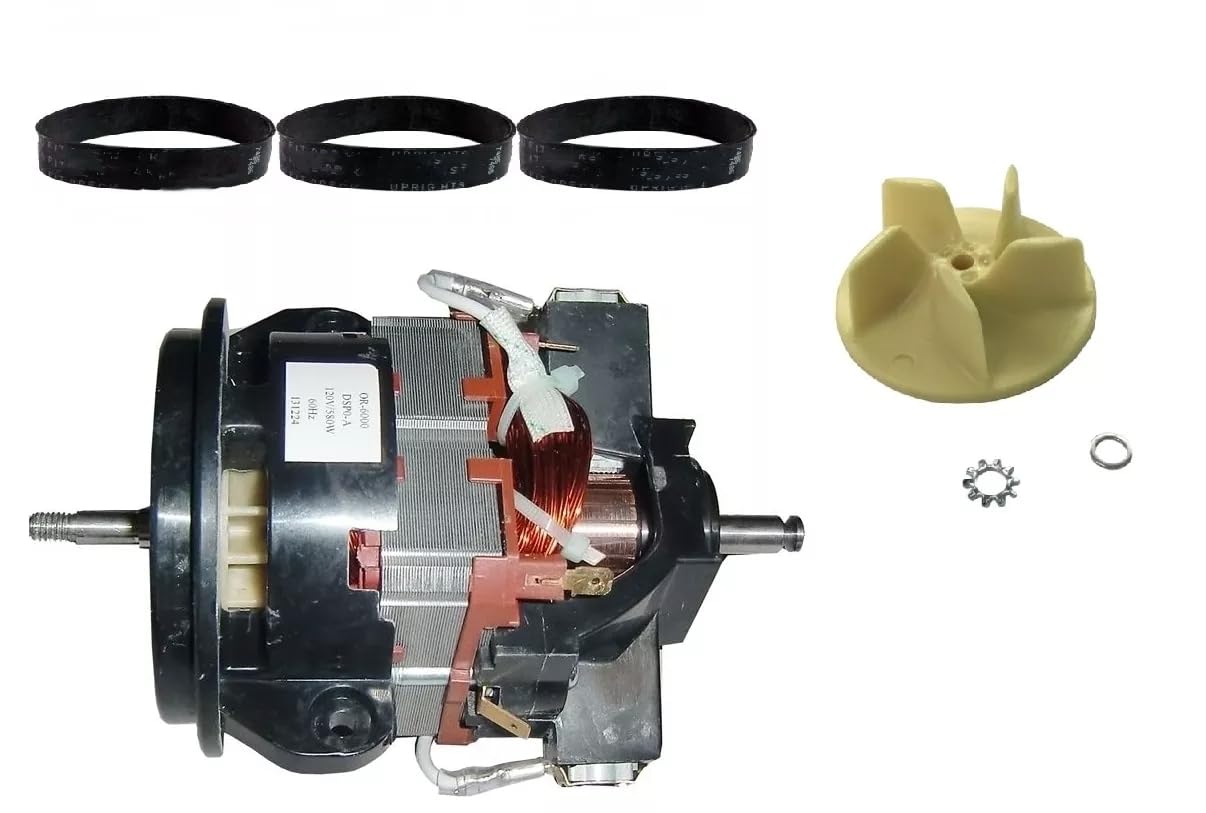 Motor, Fan, and Belt Kit Upright Vacuum Cleaner， Replacement for Oreck OEM