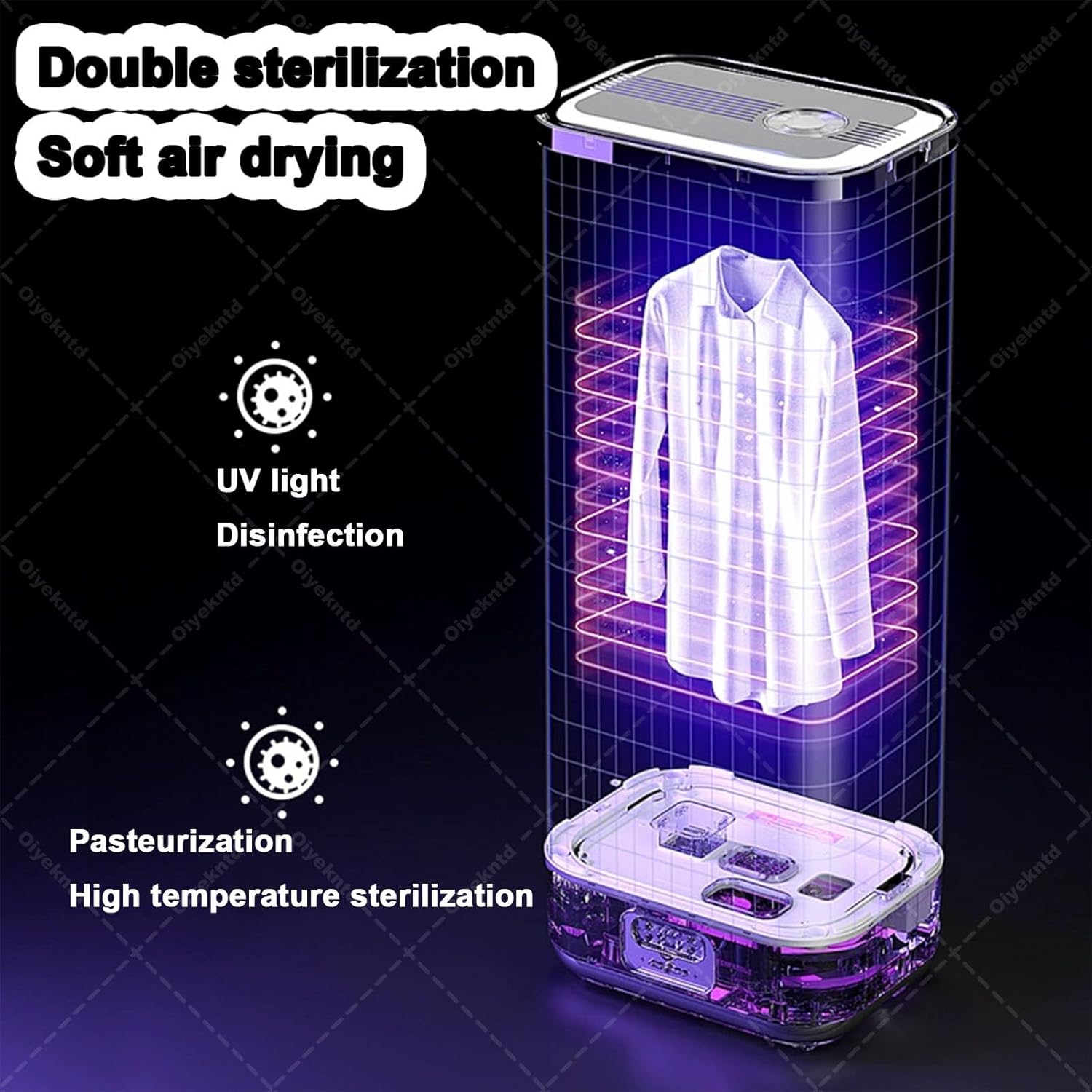 Upgraded Garment Steamers, Vertical Steam Iron 900w Automatic Wireless/Steam Closet/Folding Clothes Machine, Control Electric Clothes Drying Rack, for Clothes & Fabric