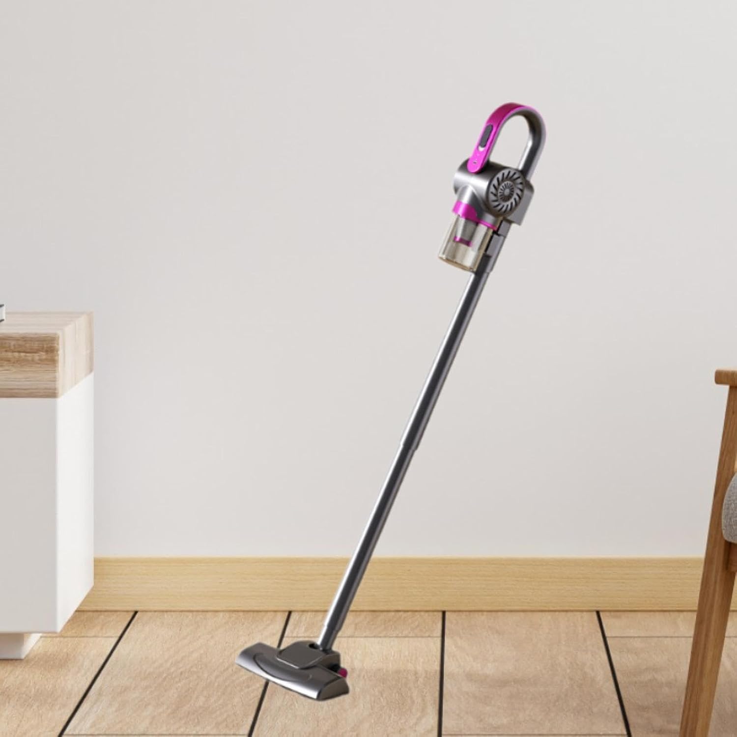 Cordless Vacuum Cleaner with High Suction for Various, Purple