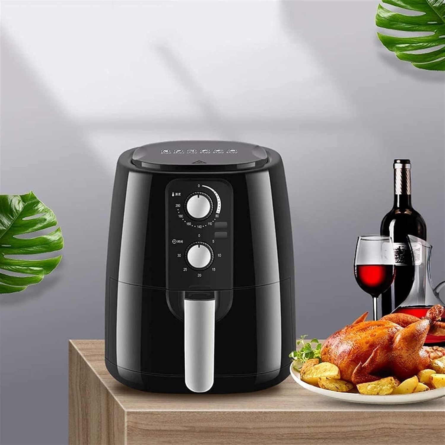 oven mini oven air fryer oven Small Air Fryer, Air Fryer for Home Use 5.5L Air Fryer with Multiple Functions Oil Free Chip Fryer Easy-to-Clean Nonstick Basket Air Fryers for Low Fat Cooking Small Ai