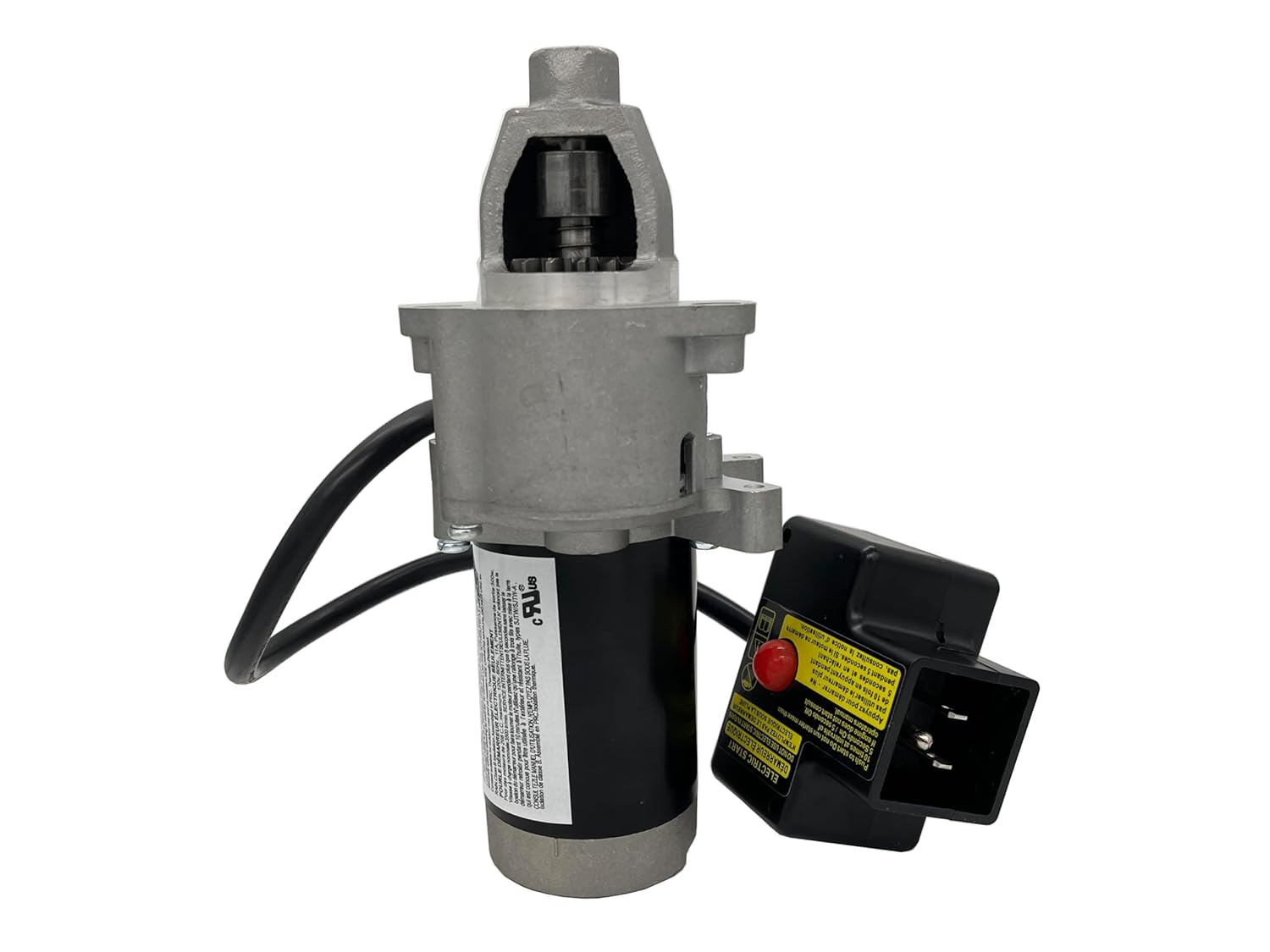 JQ170-2 Starter Motor 120V 14T Compatible with Storm Force LCT 291cc Snow Blower OHV Gas Engine 2021 and Later