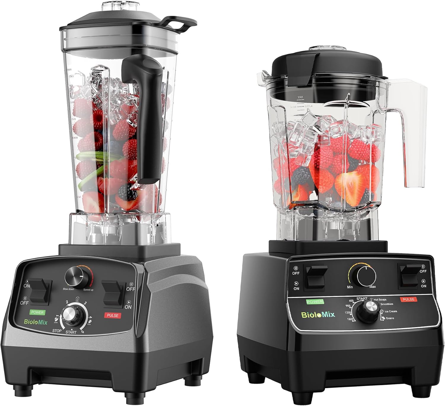 Biolomix Professional Smoothie Blender and Blender for Kitchen with 2200 Watt Motor