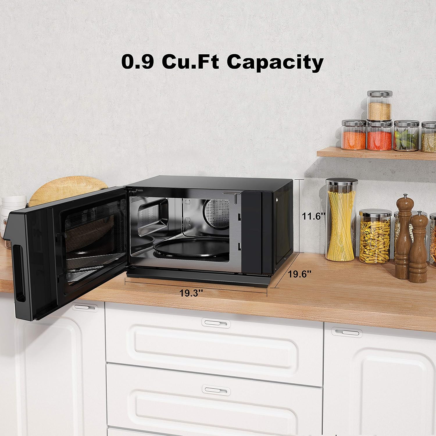 Galanz GTWHG09S1A09 4-in-1 ToastWave with TotalFry 360, Convection, Microwave, Air Fry, Toast Oven, 900W/0.9 Cu.Ft, Stainless Steel