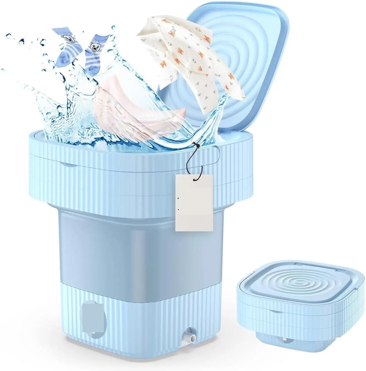 Portable Washing Machine, 8L Mini Washing Machine Foldable Mini Washer, Deep Cleaning,for Travel,Camping, RV & Dorms