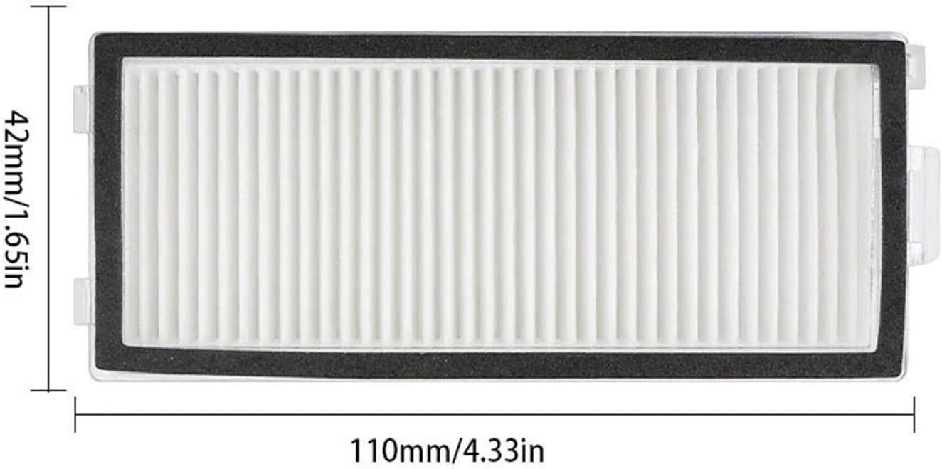 Compatible with Roborock Q Revo MaxV/Q Revo S/Q Revo Pro Robot Vacuums Cleaner Accessory Dust Bag Main Side Brush Hepa Filter Mop Cloths Spare(Brown)