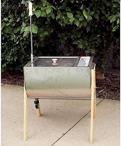 Lehman's Laundry Agitator Hand Washer Tub and Wringer with Wooden Legs