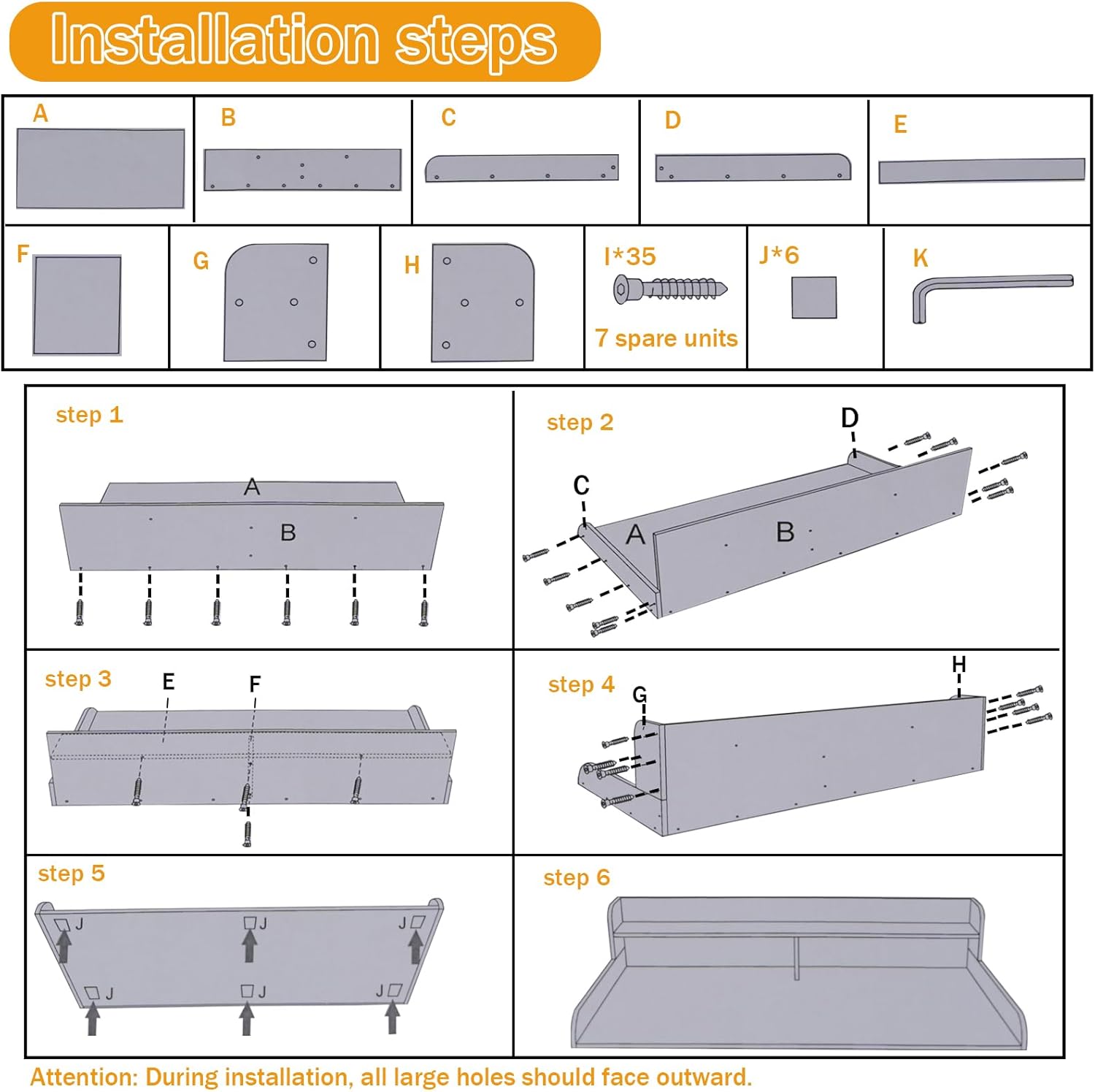 Washer Dryer Countertop with 2-Tier Shelf, Wood Laundry Countertop with 2.7