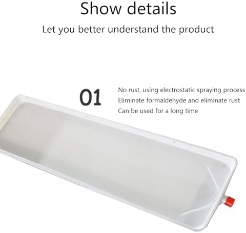 Air Conditioner drip pan with Drain air Conditioner Water Catcher Portable for:Air Conditioner Outdoor Unit(211x24cm/83.1x9.4in)