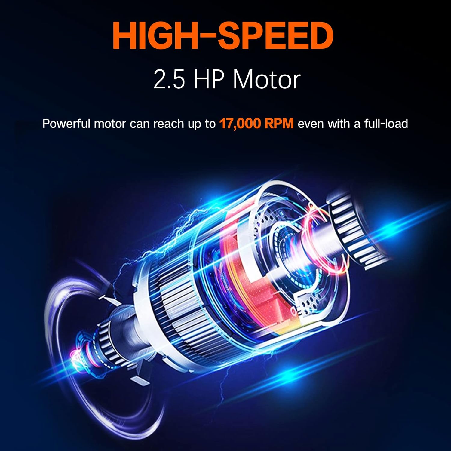 NuWave Moxie Commercial Blender, Vacuum Smoothie Blender with 2.5HP Motor, Professional Grade, Self-Cleaning - 6 presets & 10 Speed Settings for Shakes, Smoothies, Nut Butters, Crushed Ice,Black, Grey