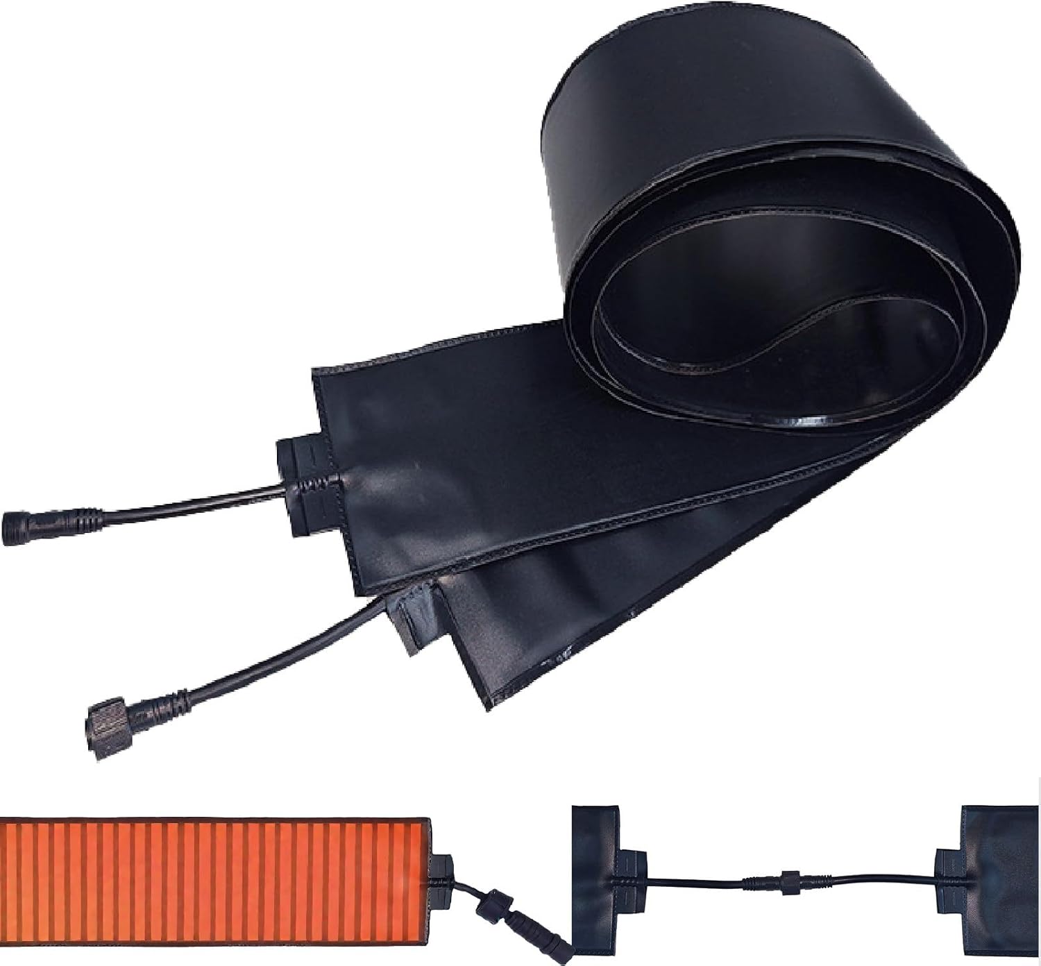 Outdoor Electric Snow Melting Mats,50℃/122℉ Roof Snow De-Icing Kit, Roof Heat Tape for Ice Dam & Pipe,PVC Flexible Material-Supports Curling, for Roof and Gutters 760cm