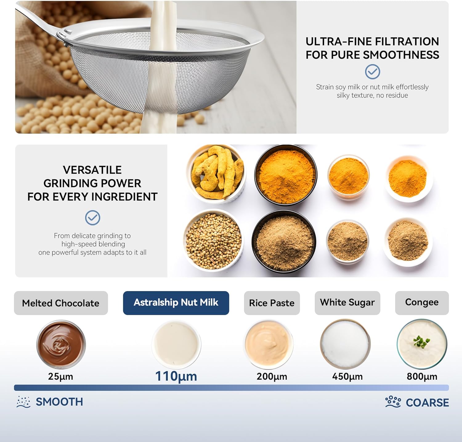 Blenders for Kitchen with Tamper 1500W Adjustable 26000-60000RPM High Speed Food Processors Stainle, Black Glass jar blender with Keep Warm, 14 Preset Functions & Auto Clean for Smoothies, Soups More