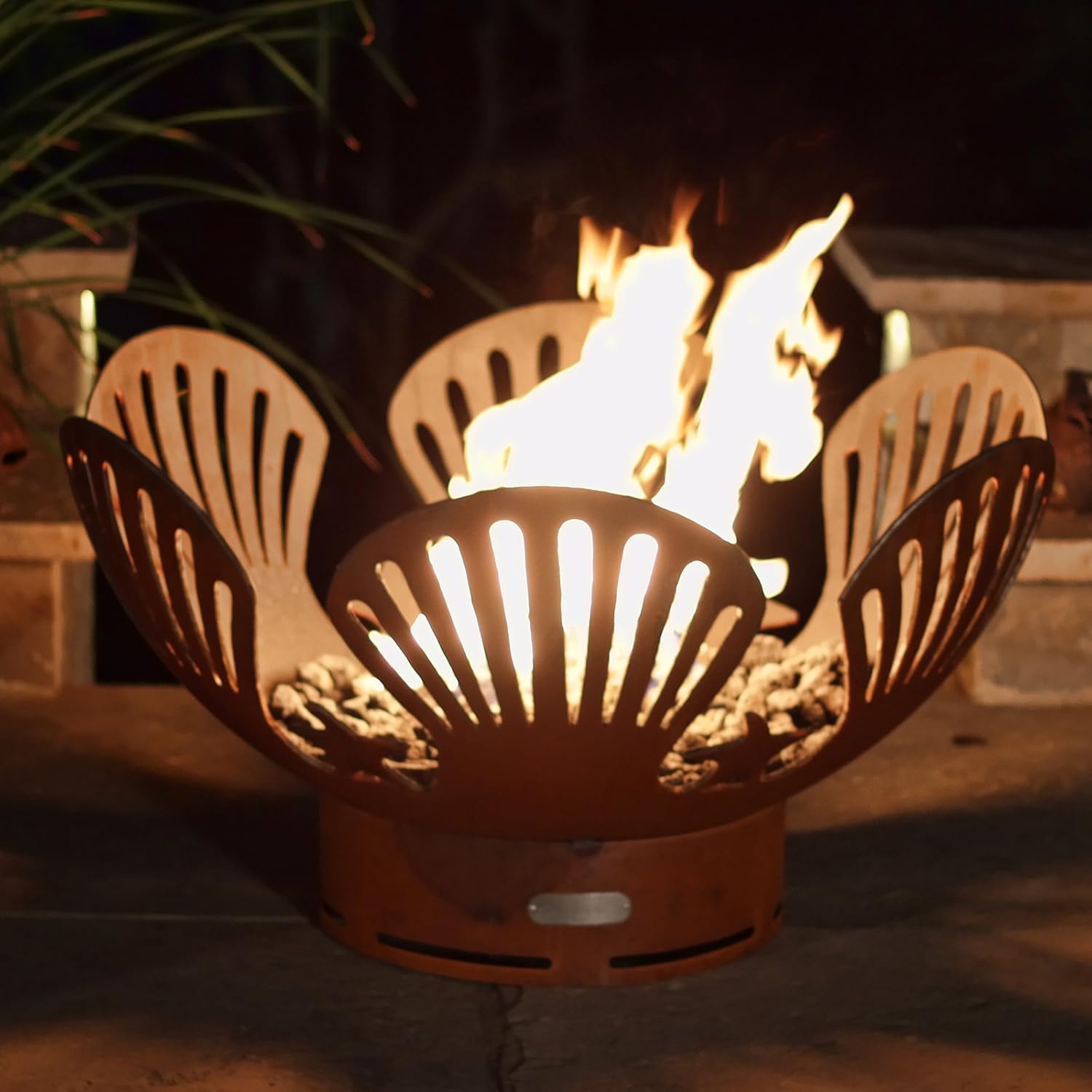 Barefoot Beach Match Lit Fire Pit with Stainless Steel Burner - NG