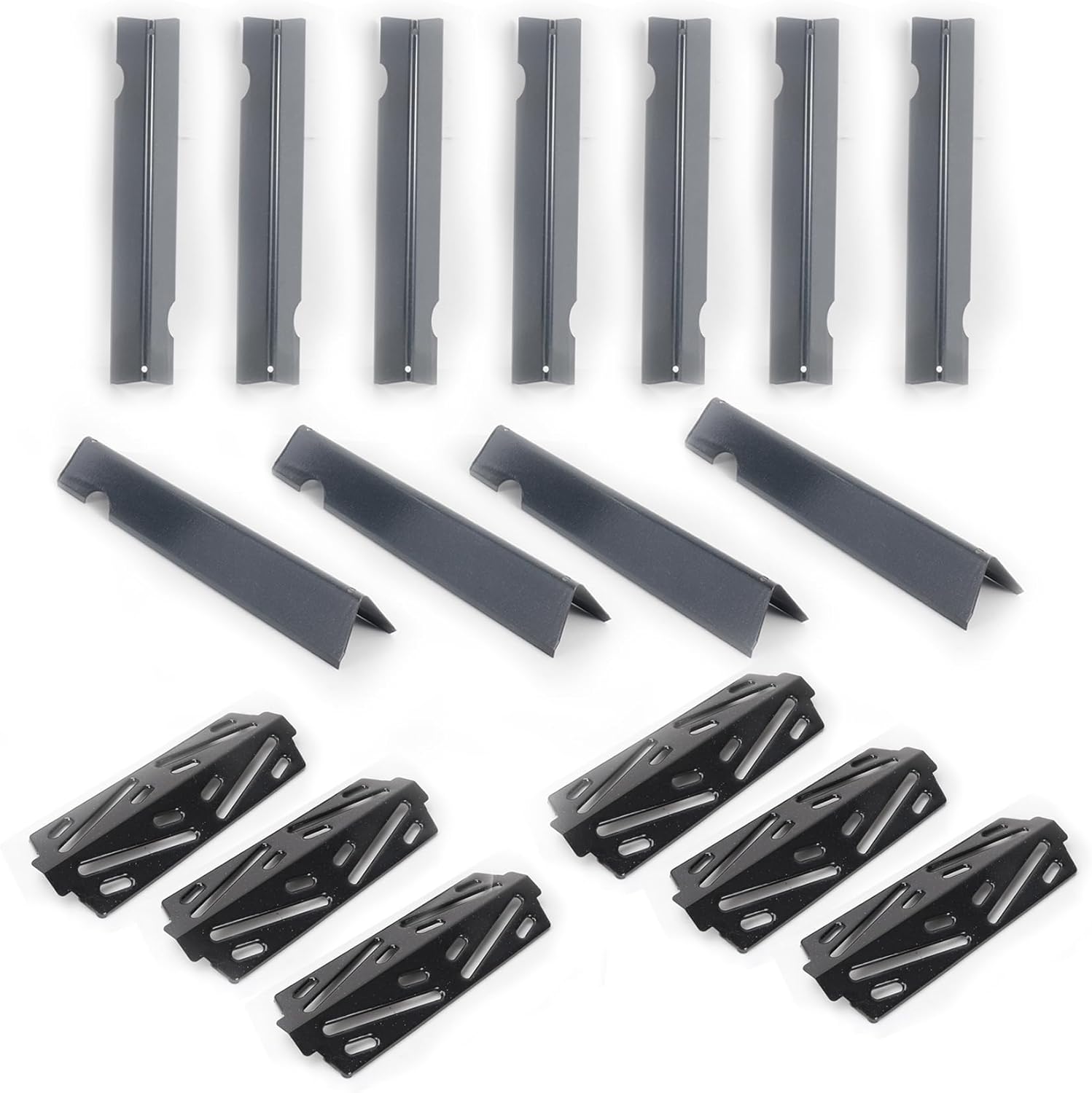 SafBbcue Genesis II Flavor Bars Heat Deflector Replacement Parts for Weber Genesis II Grill Parts GS4 66034/66796 Flavor Bars&66687/66041 Heat Deflector Replacement for Genesis II E-610&II LX E/ES-640