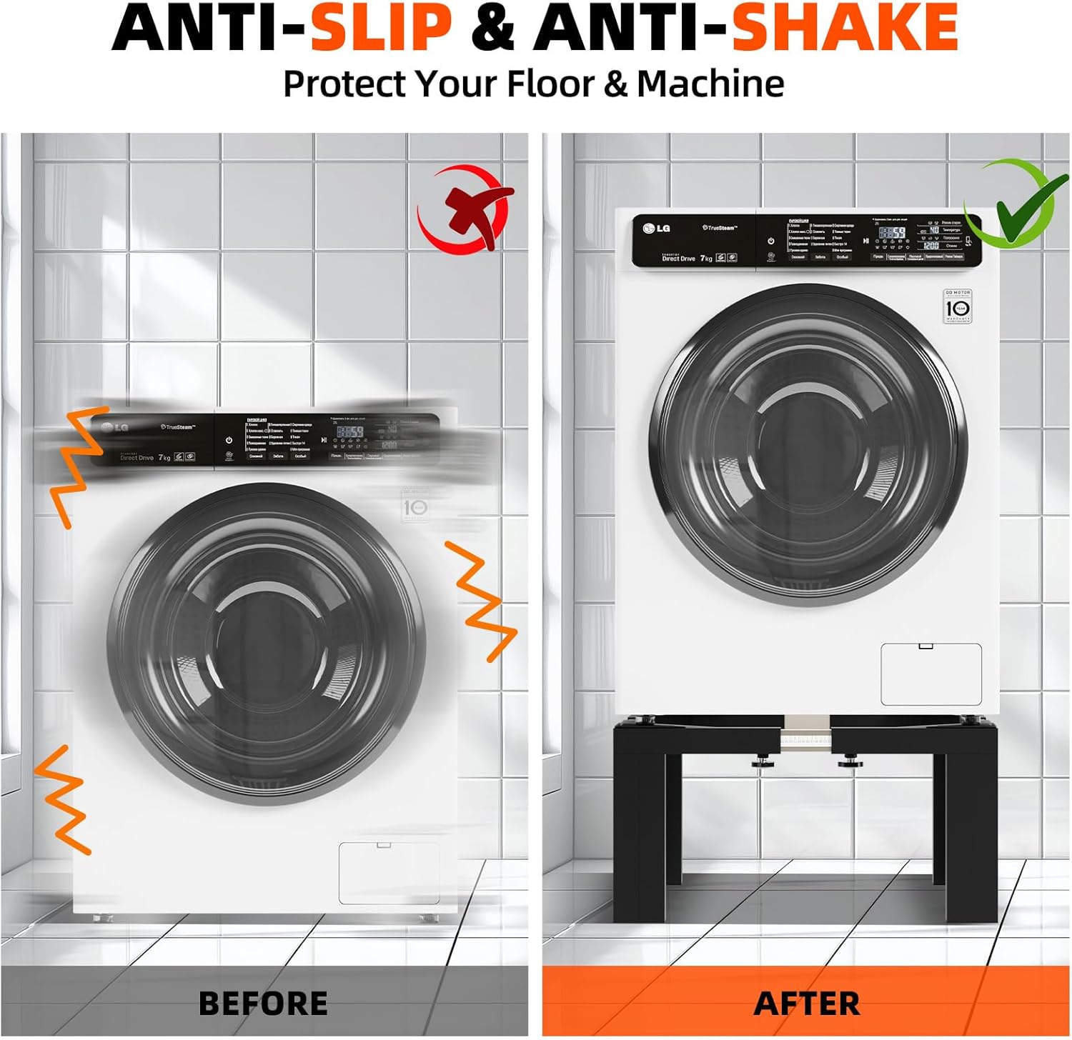 Dollate Heavy-Duty Laundry Pedestal, 12