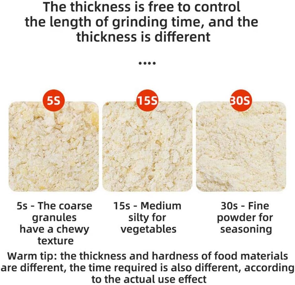 Multifunctional Smash Machine, 150W Electric Coffee Grinder Nuts Beans Spices Blender Grains Grinder Machine, Kitchen Household Herbs Chopper,Orange