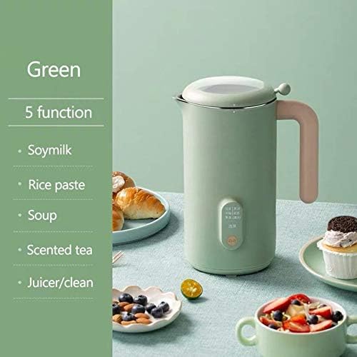 Soymilk Maker Machine Electric Juicer Blender Automatic Heatable Soya-Bean Milk Rice Paste Maker Free-filter(Gray)