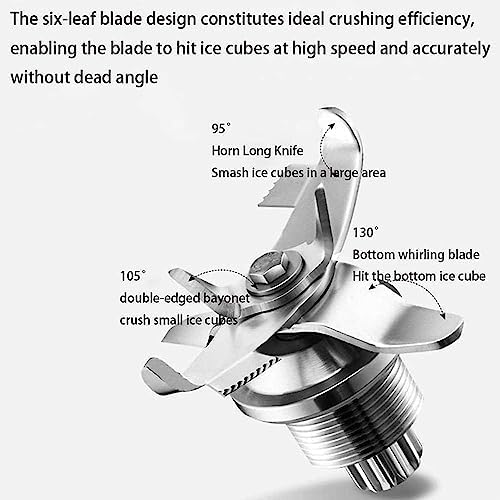 Commercial Blender for Smoothies & Ice Crushing, 2L Electric Stand Mixer with 17,000 RPM Blades, 5 Presets, Soundproof, Quiet Kitchen Machine for Home & Professional Use