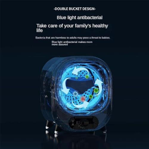 Compact Portable Mini Condenser Dryer - Quick Drying, Energy Efficient Laundry Solution for Small Spaces, Ideal for Apartments, Dorms & RVs