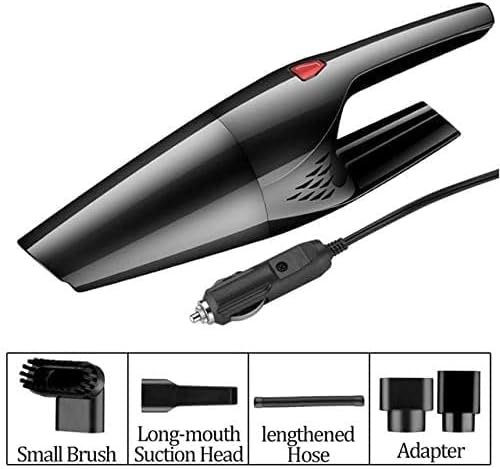 Powerful Wired Car Vacuum Cleaner Portable Handheld 120W Office Home Wired Handheld Vacuum Cleaner(Color:Black)
