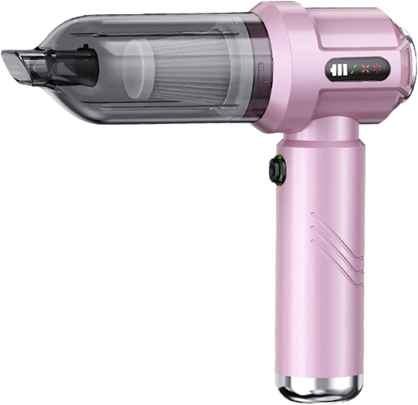 Mini Vacuum, Portable Car Vacuum Cleaner for Home and Auto Use Handheld Dual Function Inflation Dust Removal Tool,for Drivers and Office Workers