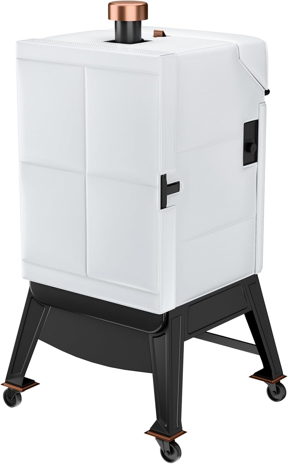 Hisencn Grill Insulation Blanket for Pit Boss 4 Series Vertical Pellet Smoker – Onyx Edition, PBV4NX, Fiberglass Heat Retention Insulation Blanket, Magnetic BBQ Smoker Cover for Pit Boss Pellet Grill