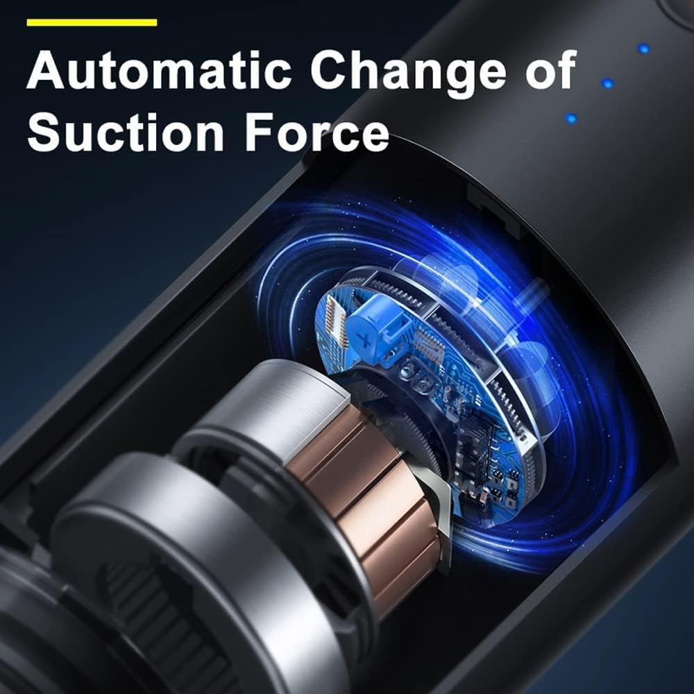 Car Vacuum Cleaner, Portable Cordless Car Vacuum Cleaner, Mini 15000Pa Handheld Car Vacum Cleaner W LED Light for Car Interior Cleaner