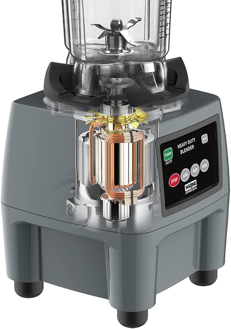 Waring Commercial CB15 Food Blender Base, Extra Large, Gray