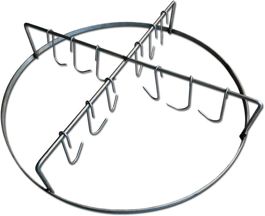 LavaLock® Rib Hanger for WSM WeberSmokey Mountain - Stainless Steel Meat Hanging System with Rib