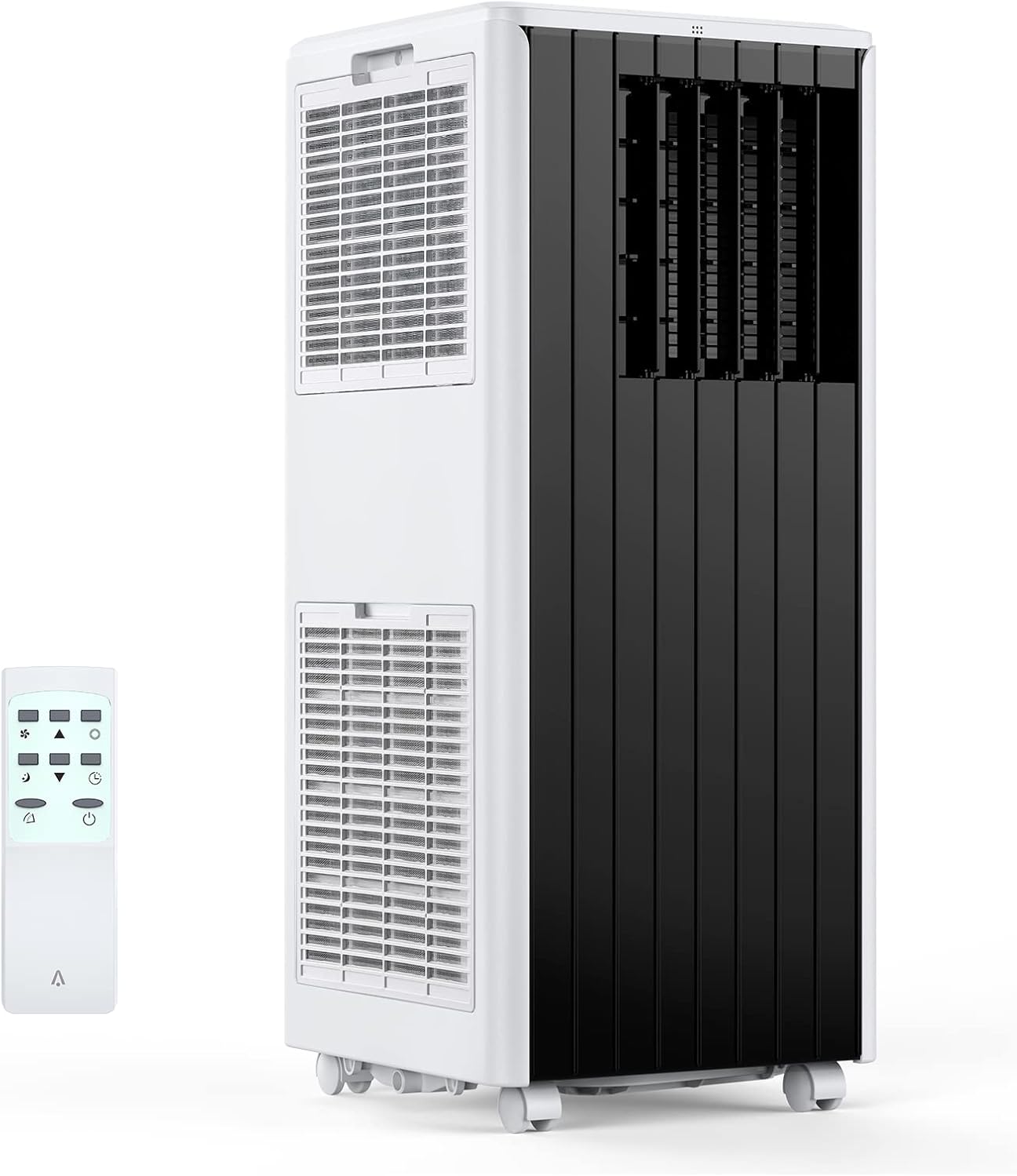 8,000 BTU Portable Air Conditioner - 3-In-1 Cooling, Dehumidifier & Fan for Rooms Up to 350 Sq.Ft. - Quiet AC Unit With Remote, 24H Timer & Window Kit