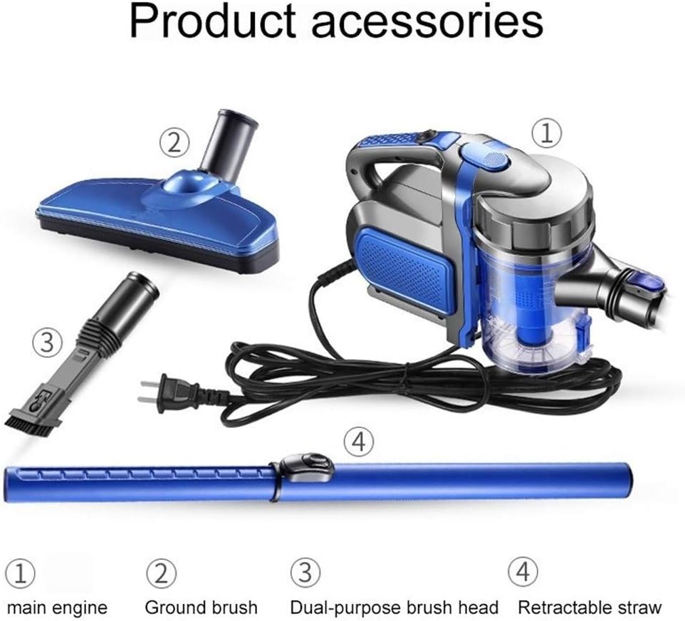 Hard Floor Vacuum Corded 2-in-1 Vacuum Cleaner,Dry Use Suction Car Ultra Quiet Collector Aspirator,Hand Held Household Dust