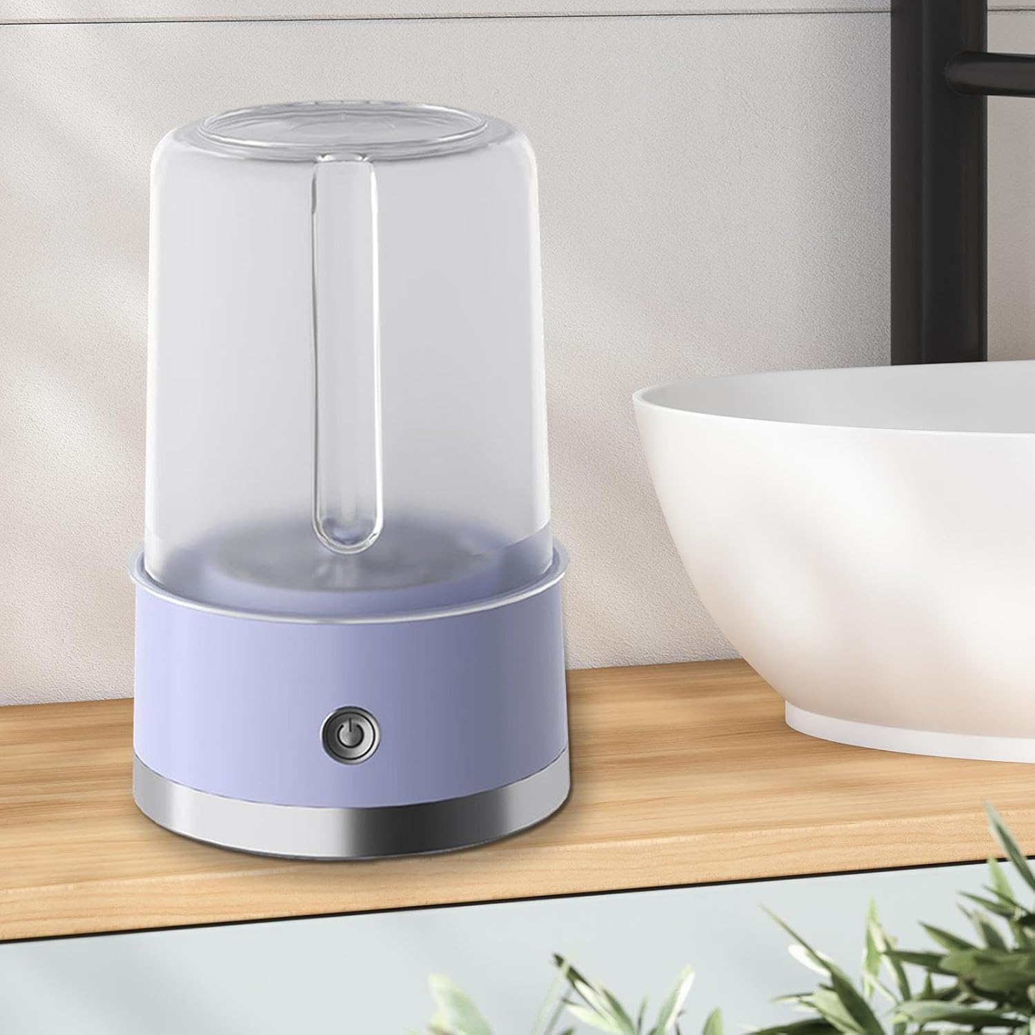 Compact Portable Laundry Washer with 3 Wash Options for, violet