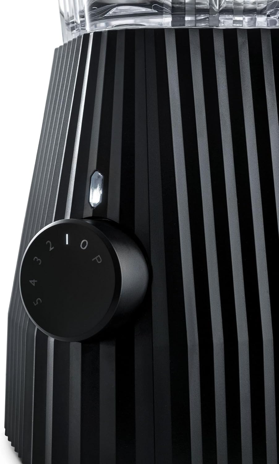 Alessi Plissé MDL09B/USA - Blender in Thermoplastic Resin, Graduated Pitcher in PCTG, US Plug 700W, Black