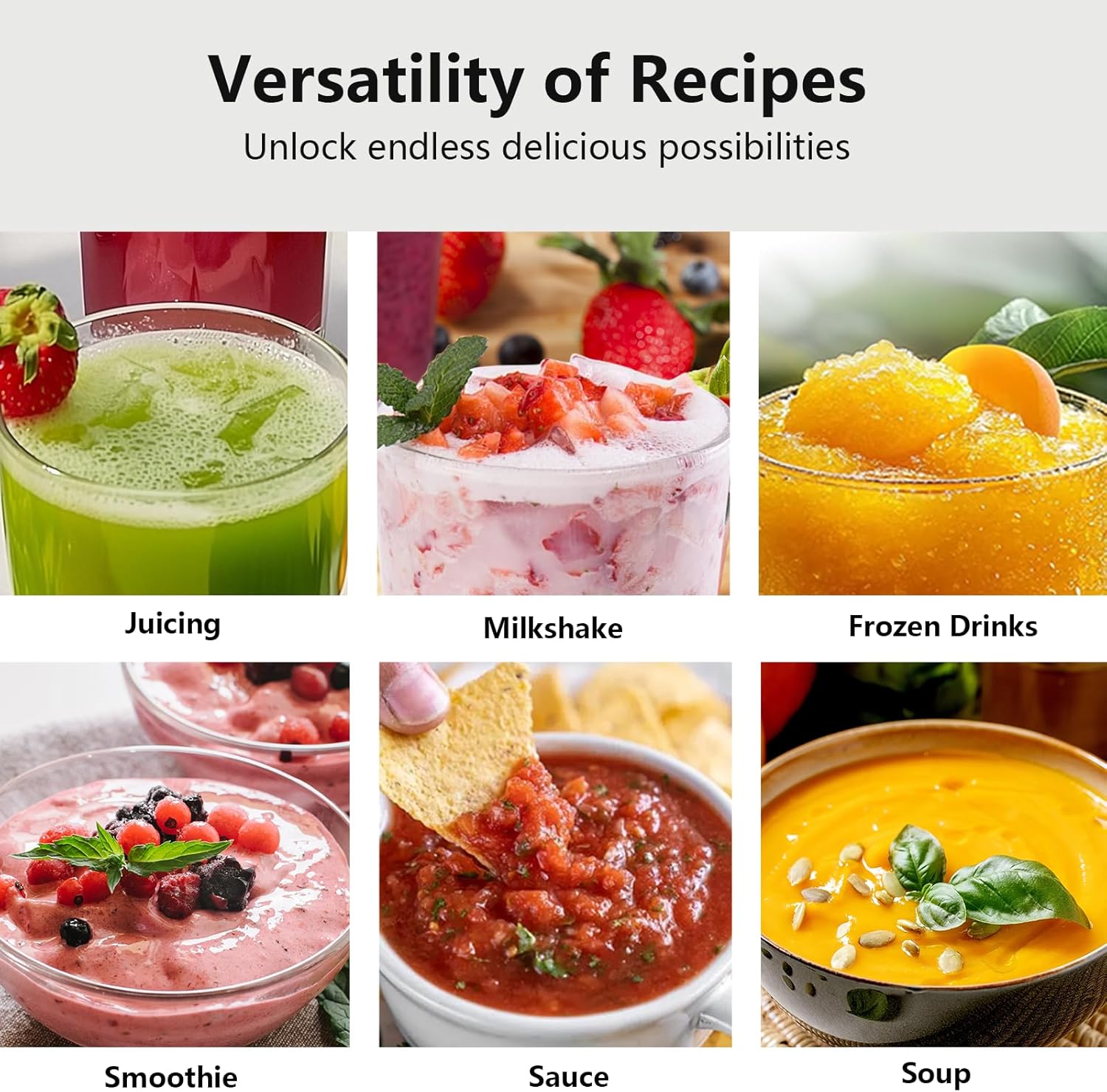 Liebe&Lecker Smoothie Blender, 1200 Peak Watts Blender for Smoothies, Smart Technology Blenders for kitchen Frozen Fruit, Personal Blenders with BPA Free 28-oz To-go Cup and 50-oz Jar