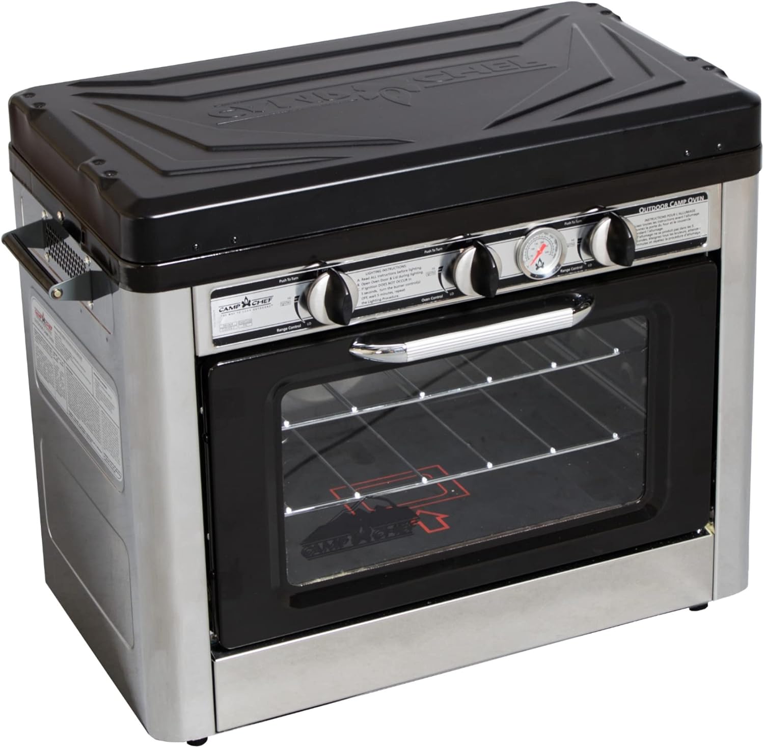 Camp Chef Outdoor Camp Oven, Black/Silver, 31