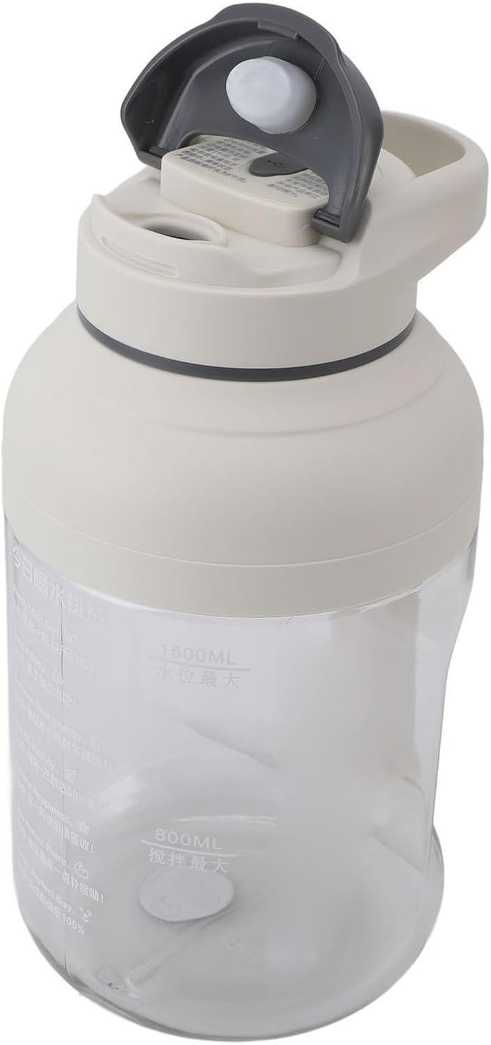 Diydeg Portable Juicer, 800ml Blender Cup, Portable Blender with 3000mAh Battery, Ergonomic Handle, Blender for Home, Sports, Office, and Travel (Gray)