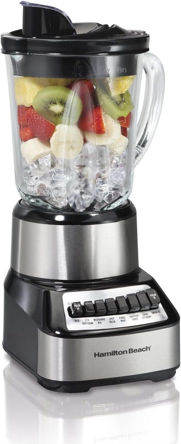 700-Watt Multi-Function Kitchen Countertop Blender with Glass Pitcher New