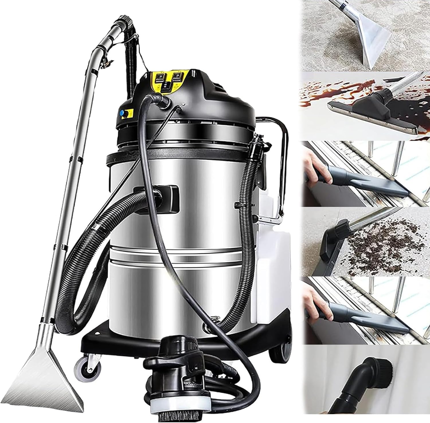 Carpet Cleaner Machine,30L Commercial Portable Carpet Cleaner Machine,Deep Cleaning Extractor,for Lifts Spills
