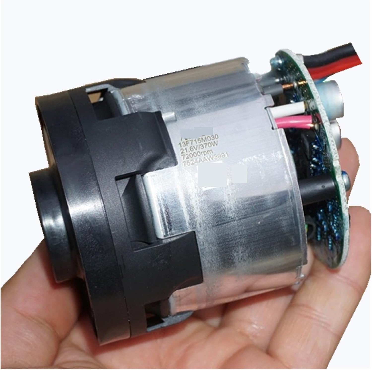Brushless Vacuum Cleaner Fan DC15-25V 370W Violent Brushless Turbo Fan Speed High Suction Dustless Brushless Motor Nicely