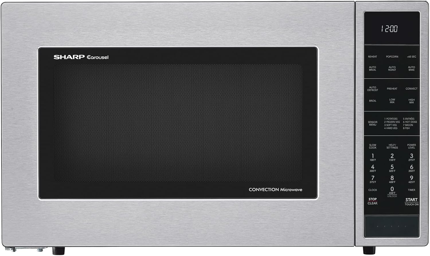 SHARP SMC1585KS Convection Countertop Microwave Oven with Removeable 15.4