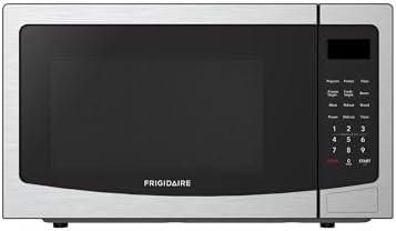FRIGIDAIRE 1.1 Cu Ft Stainless Steel Countertop Microwave Oven, Multi Function, Programmable, 1000W, residential kitchen, Stainless