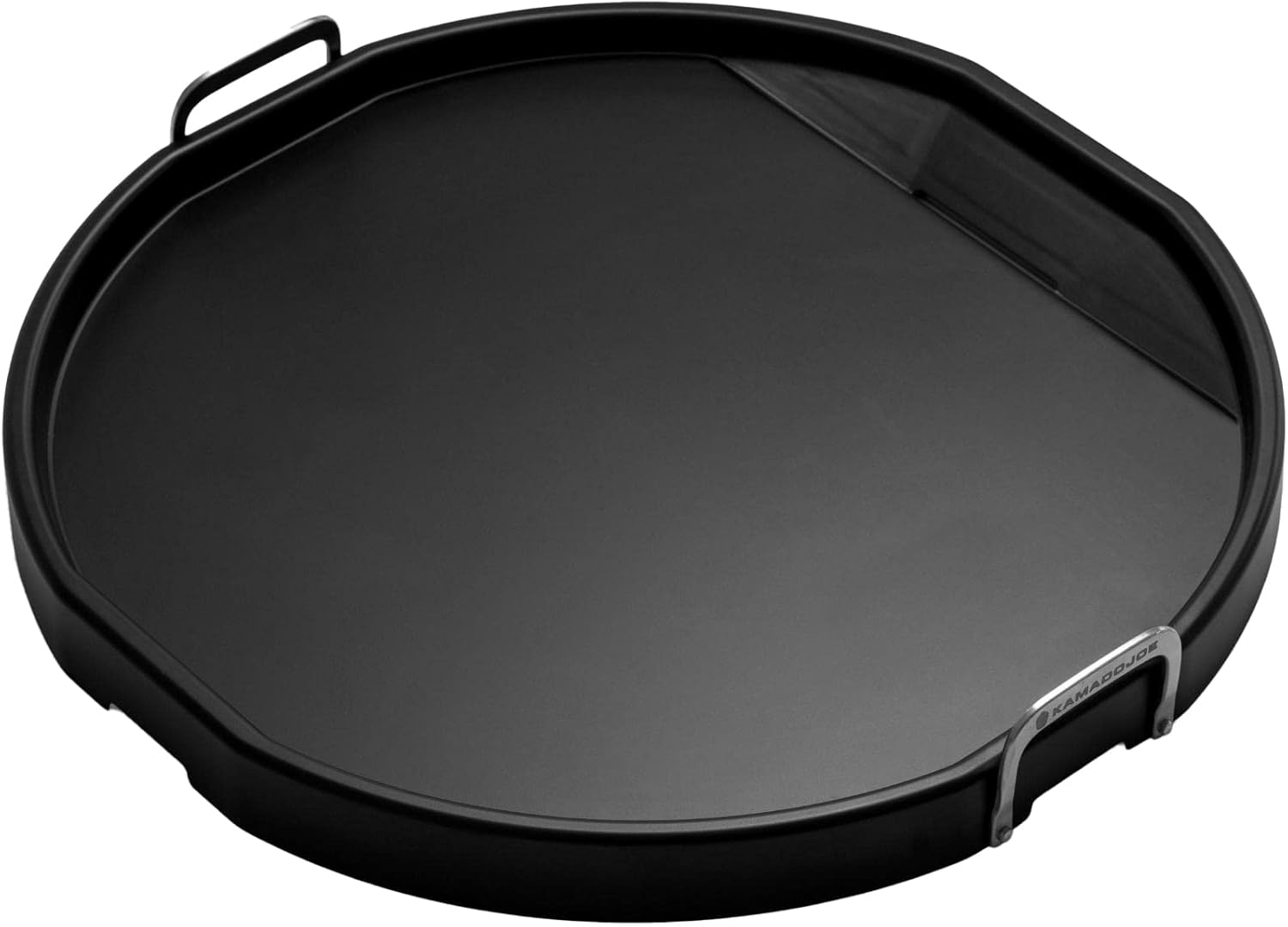 Kamado Joe Karbon Steel Pre-Seasoned Carbon Steel Non-Stick Flat-Top Griddle with Stainless Steel Handles for Big Joe 24-inch Charcoal Grill and Smokers, Model KJ15094622