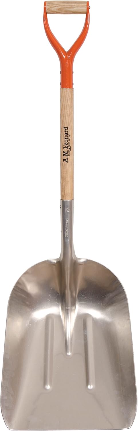 A.M. Leonard Aluminum Scoop Shovel