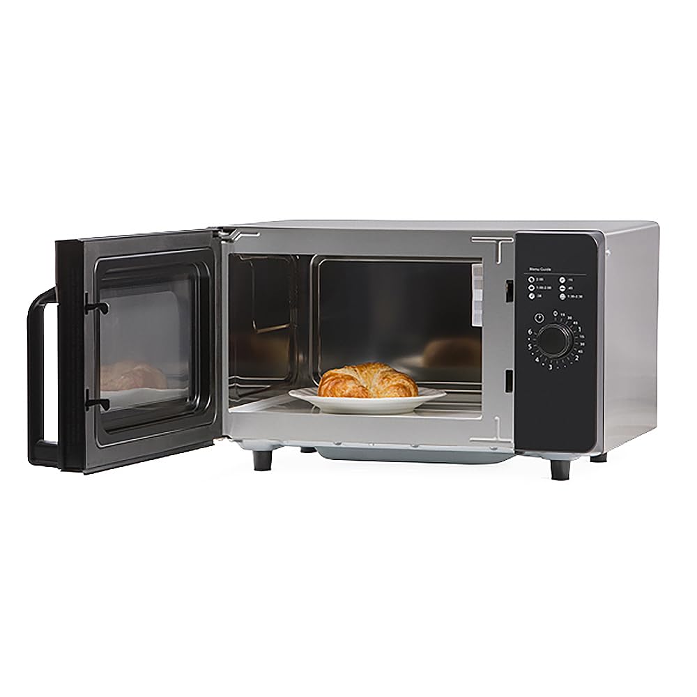 Amana RMS10DSA 1000 Watt Heavy-Duty Countertop Commercial Microwave Oven with Dial Controls for Restaurant Buffet Catering Service | 0.8 Cu. Ft, 20