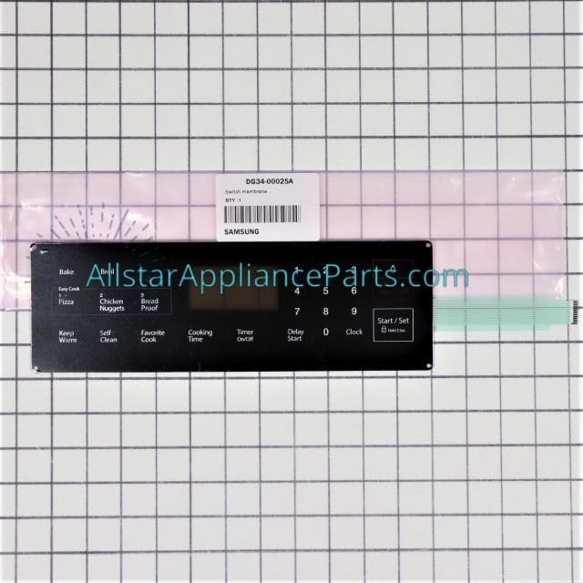 DG34-00025A Microwave Touchpad