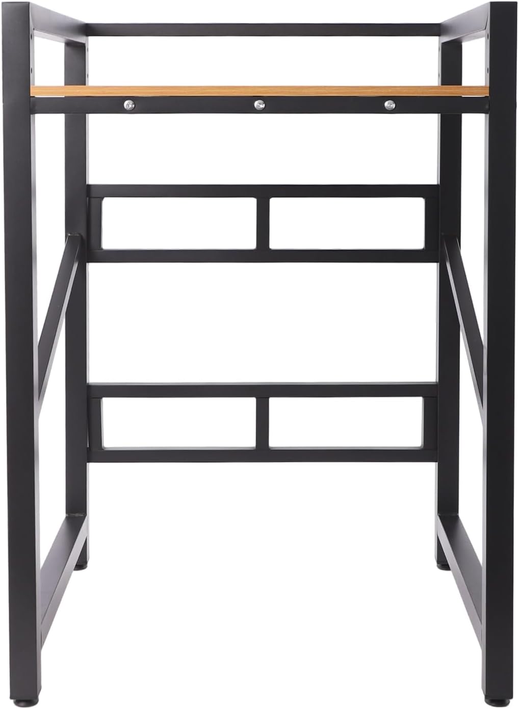 Over Washer and Dryer Shelves,Heavy Duty Laundry Room Storage Organization Clothes Drying Rack with 3-level Adjustable Height,661.39LBS Load-Bearing (Black)