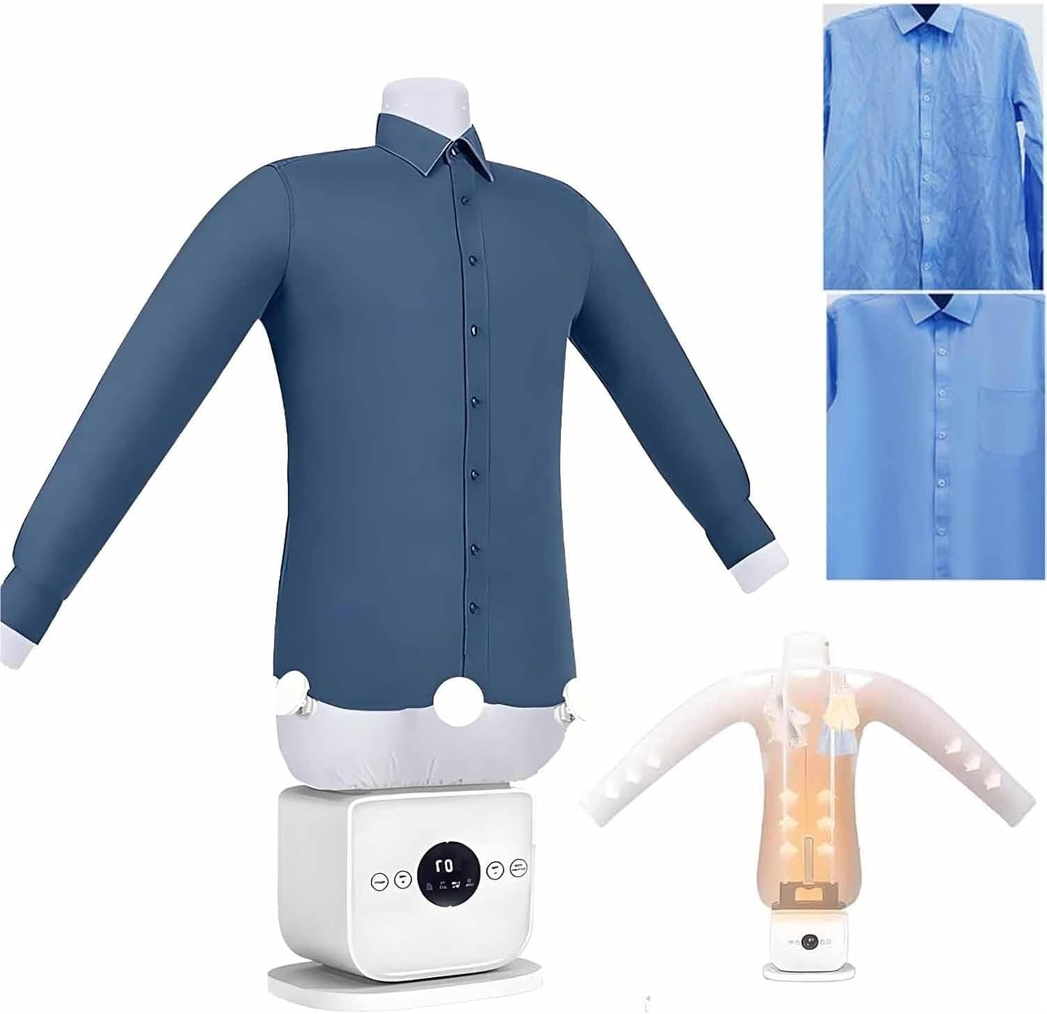 Automatic Ironing Machine, Professional Inflatable Shirt,8 Minutes Quick Ironed Dry,Temperature Control